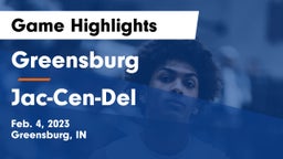 Greensburg  vs Jac-Cen-Del  Game Highlights - Feb. 4, 2023