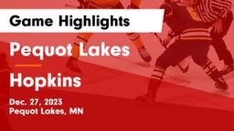 Pequot Lakes  vs Hopkins  Game Highlights - Dec. 27, 2023