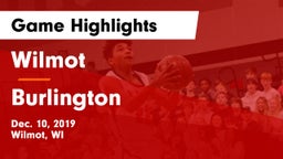 Wilmot  vs Burlington  Game Highlights - Dec. 10, 2019
