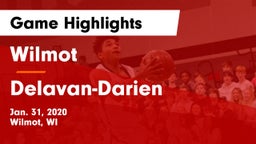 Wilmot  vs Delavan-Darien  Game Highlights - Jan. 31, 2020