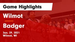 Wilmot  vs Badger  Game Highlights - Jan. 29, 2021