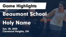 Beaumont School vs Holy Name  Game Highlights - Jan. 20, 2020