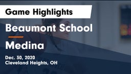 Beaumont School vs Medina  Game Highlights - Dec. 30, 2020