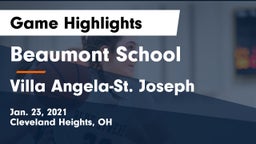 Beaumont School vs Villa Angela-St. Joseph  Game Highlights - Jan. 23, 2021