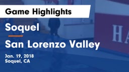 Soquel  vs San Lorenzo Valley Game Highlights - Jan. 19, 2018