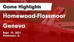 Homewood-Flossmoor  vs Geneva  Game Highlights - Sept. 15, 2021