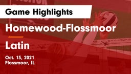 Homewood-Flossmoor  vs Latin Game Highlights - Oct. 13, 2021