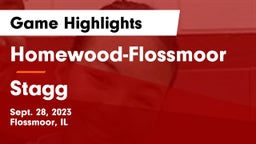Homewood-Flossmoor  vs Stagg  Game Highlights - Sept. 28, 2023
