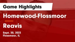 Homewood-Flossmoor  vs Reavis  Game Highlights - Sept. 30, 2023