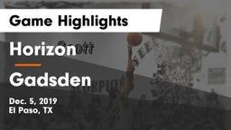 Horizon  vs Gadsden Game Highlights - Dec. 5, 2019