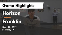 Horizon  vs Franklin  Game Highlights - Dec. 27, 2019