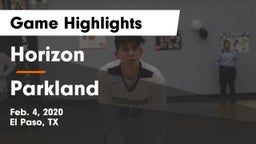Horizon  vs Parkland  Game Highlights - Feb. 4, 2020