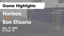 Horizon  vs San Elizario  Game Highlights - Nov. 23, 2020