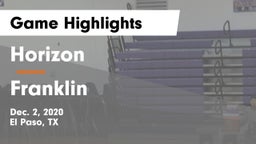 Horizon  vs Franklin  Game Highlights - Dec. 2, 2020