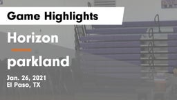 Horizon  vs parkland Game Highlights - Jan. 26, 2021