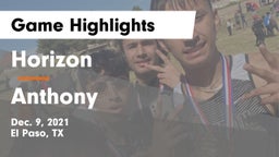 Horizon  vs Anthony  Game Highlights - Dec. 9, 2021