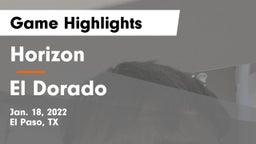 Horizon  vs El Dorado  Game Highlights - Jan. 18, 2022