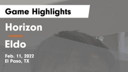 Horizon  vs Eldo Game Highlights - Feb. 11, 2022