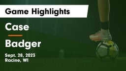 Case  vs Badger  Game Highlights - Sept. 28, 2023