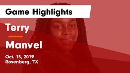 Terry  vs Manvel  Game Highlights - Oct. 15, 2019