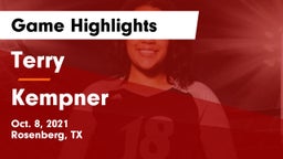 Terry  vs Kempner  Game Highlights - Oct. 8, 2021