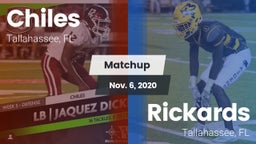 Matchup: Chiles  vs. Rickards  2020