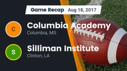 Recap: Columbia Academy  vs. Silliman Institute  2017