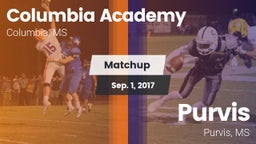 Matchup: Columbia Academy vs. Purvis  2017