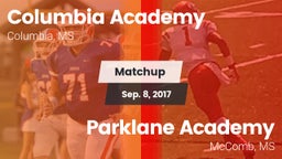 Matchup: Columbia Academy vs. Parklane Academy  2017