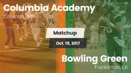 Matchup: Columbia Academy vs. Bowling Green  2017