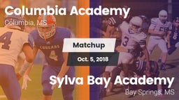 Matchup: Columbia Academy vs. Sylva Bay Academy  2018