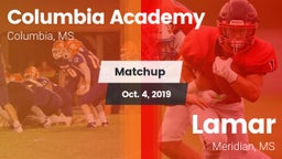 Matchup: Columbia Academy vs. Lamar  2019