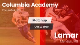 Matchup: Columbia Academy vs. Lamar  2020