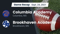 Recap: Columbia Academy  vs. Brookhaven Academy  2021