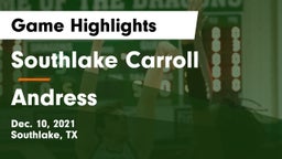 Southlake Carroll  vs Andress  Game Highlights - Dec. 10, 2021