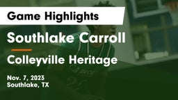 Southlake Carroll  vs Colleyville Heritage  Game Highlights - Nov. 7, 2023