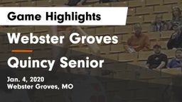 Webster Groves  vs Quincy Senior  Game Highlights - Jan. 4, 2020