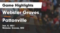 Webster Groves  vs Pattonville  Game Highlights - Jan. 8, 2021