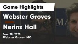 Webster Groves  vs Nerinx Hall  Game Highlights - Jan. 28, 2020