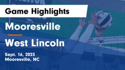 Mooresville  vs West Lincoln  Game Highlights - Sept. 16, 2023
