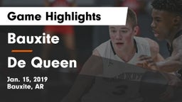 Bauxite  vs De Queen  Game Highlights - Jan. 15, 2019