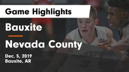 Bauxite  vs Nevada County Game Highlights - Dec. 5, 2019