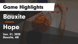 Bauxite  vs Hope  Game Highlights - Jan. 31, 2020
