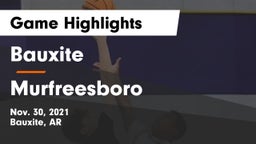 Bauxite  vs Murfreesboro  Game Highlights - Nov. 30, 2021