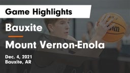 Bauxite  vs Mount Vernon-Enola Game Highlights - Dec. 4, 2021