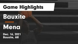 Bauxite  vs Mena  Game Highlights - Dec. 16, 2021