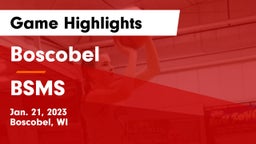 Boscobel  vs BSMS Game Highlights - Jan. 21, 2023