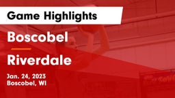 Boscobel  vs Riverdale  Game Highlights - Jan. 24, 2023