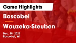 Boscobel  vs Wauzeka-Steuben  Game Highlights - Dec. 28, 2023