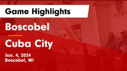 Boscobel  vs Cuba City  Game Highlights - Jan. 4, 2024
